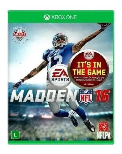 Jogo Madden Nfl 16 Xbox One Midia Fisica Ea Sports Nflpa