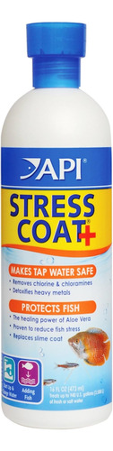 Api Stress Coat+ Acondicionador De Agua 16oz