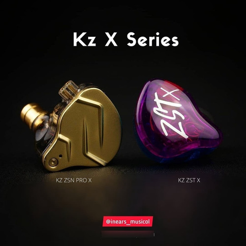 Imagen 5 de 7 de Auriculares In Ear Kz Zs10 Pro Monitoreo 5 Vias Con Microfon