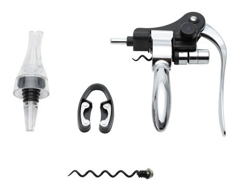 Conjunto Para Vinhos Em Aço Inox Com 04 Peças - Bon Gourmet