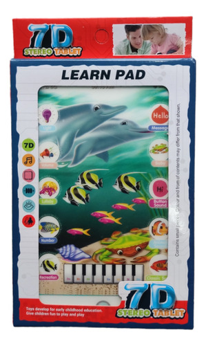 Tablet 7d Interactivo  Aprendizaje Juego Para Niños 