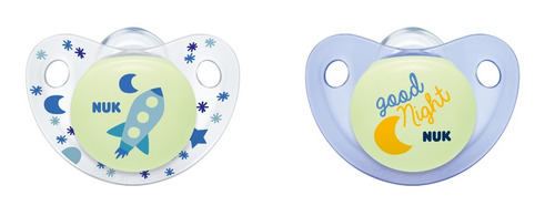 Imagen 1 de 3 de Chupos Entretención Trendiline X2 Talla 2 Nuk N10736244 Niño