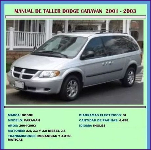 Manual De Taller Despiece Reparacion Dodge Caravan 2001 2003