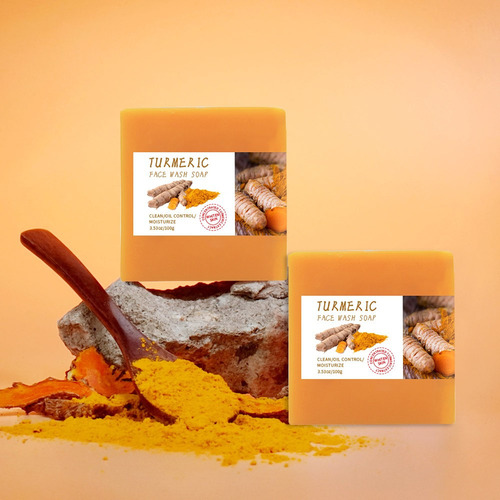 Jabón De Cúrcuma, Jabón Útil De Jengibre, Jabón Facial, 100