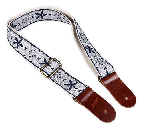Correa De Ukelele Bordada De Estilo Étnico Con Longitud Ajus