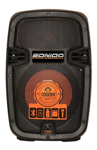 Parlante Bluetooth Moonki Sound Ms-ledb1000bt - 1000w