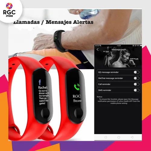 Reloj Inteligente M3 Smartwatch Sport Cardio Pulso Bluetooth
