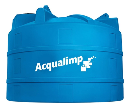 Tanque de água Acqualimp Tanque vertical polietileno 5000L azul de 137 cm x 244 cm