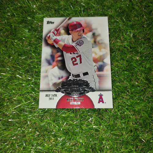 Cv Mike Trout 2013 Topps Making In The Mark 