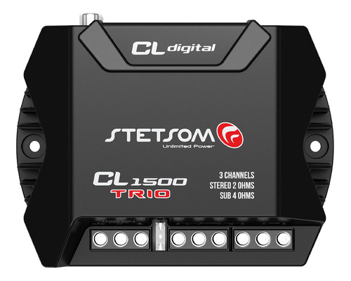 Potencia Amplificador Auto Stetsom 3 Canales Sub Trio Cl1500