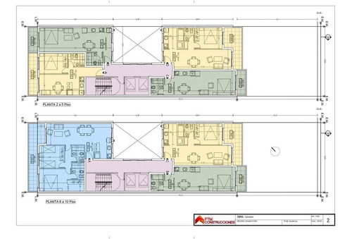 Departamento Un Dormitorio Al Contrafrente Con Balcón En Construcción - Abasto