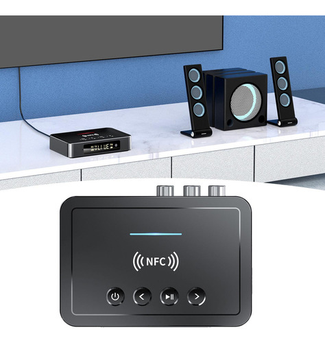 Bluetooth Transmisor Receptor Fm Función Óptico Coaxial