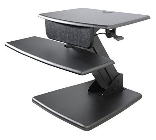 Kantek Desktop Sit To Stand Workstation Black