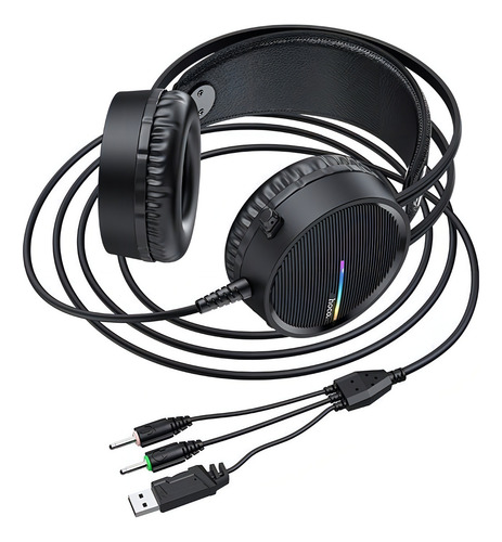 Fones de ouvido para jogos Hoco W100 para PC, Ps e Xbox