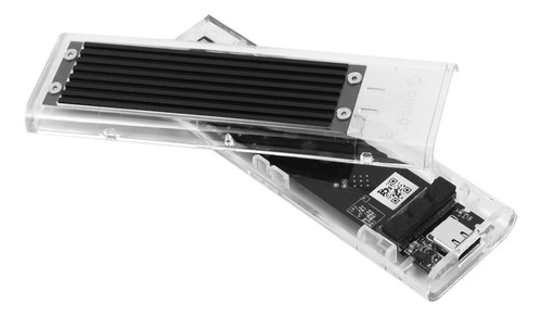 A Funda Ssd Orico Nvme M.2 A -c Con Llave M, Transparente,