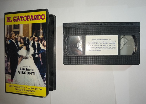 El Gatopardo - Alain Delon, Luchino Visconti - Epoca - Vhs (Usado)