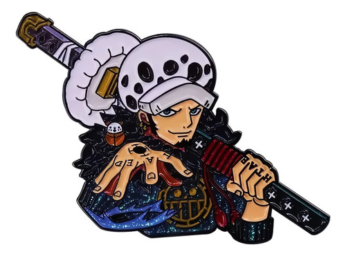 Pins Trafalgar Law / One Piece / Broches Metálicos (pines)