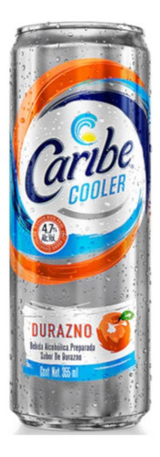 Pack De 24 Licor Caribe Cooler Durazno 355 Ml
