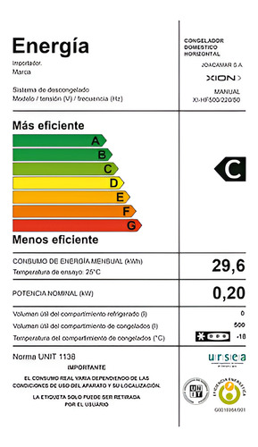 Freezer Horizontal Cap 500 Litros
