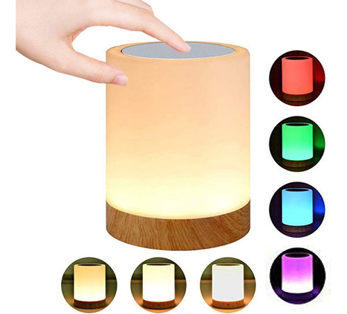 Royfacc Lámpara De Noche Con Sensor Táctil, Lámpara De Mesit