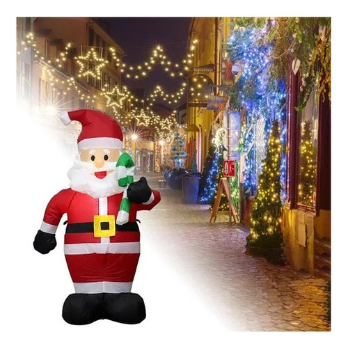 2025 Juguetes Inflables De Papá Noel, Decoración De 120 Cm,