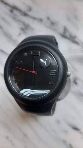 Reloj Puma Negro De Silicona 