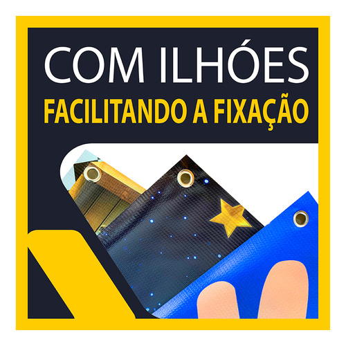 Painel Aniversário Idade Retangular 1,00m X 0,65cm Em Lona
