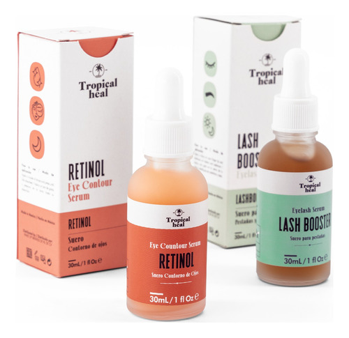 Kit Serum Pestañas + Retinol Wink & Shine Duo Tropical Heal Tipo de piel Todo tipo de piel