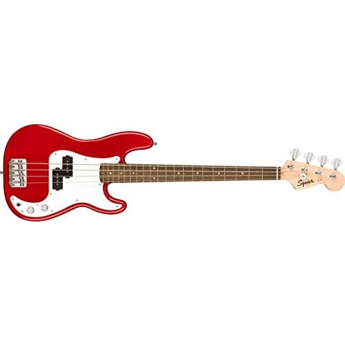 Bajo De Precisión Mini Squier, Dakota Rojo, Diapasón ...