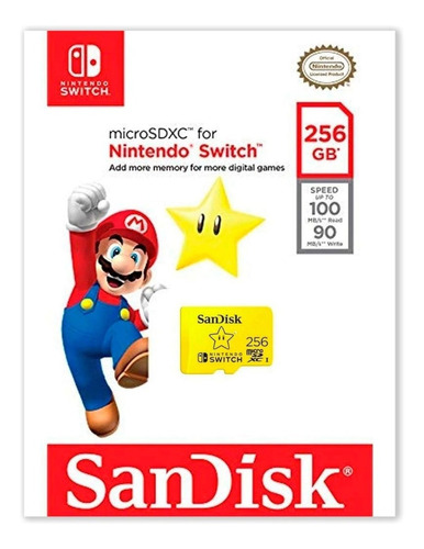 Tarjeta De Memoria Oficial 256 Gb - Nintendo Switch - Sniper