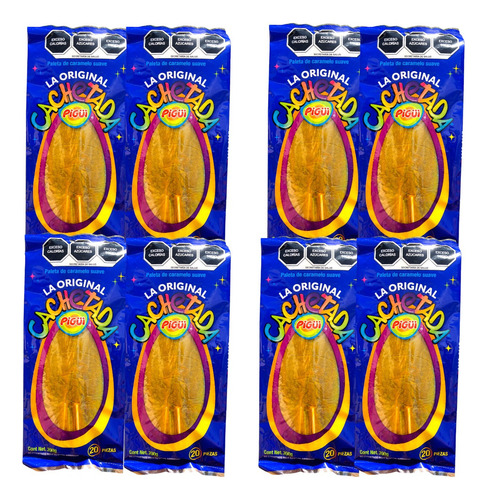 Paleta Cachetada Caramelo Suave 1400 Pz Pingüi