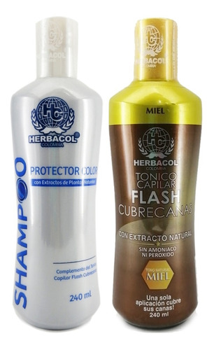 Herbacol Shampoo + Cubrecanas Miel