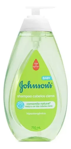 Shampoo Para Cabelos Claros 750ml Johnson's Baby