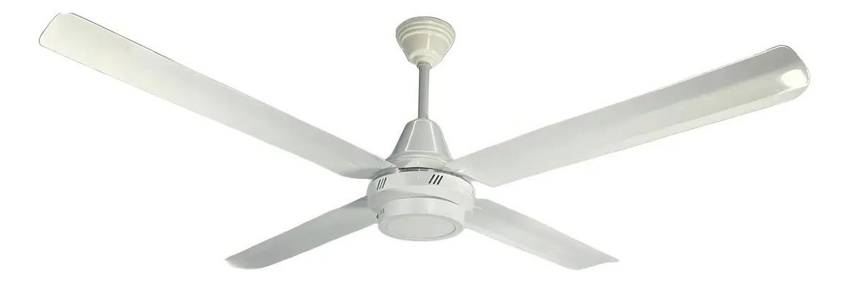 Ventilador de Techo Anca Eco VT12P 4 Aspas Negras LED 12W Diámetro 1.1m Silencioso