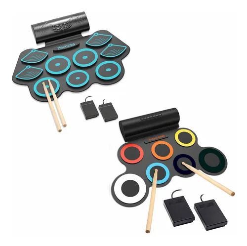 Paxcess 7 Pads Electronic Drum Set electric Drum Set 9 Pads