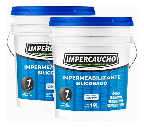 Combo Impermabilizante 7 Años Impercaucho