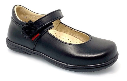 Zapato Piso Escolar Niña 3454 Coloso Negro