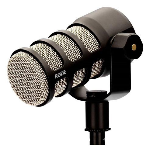 C Micrófono Rode Podmic Dinámico Cardioide Color Negro