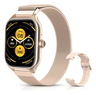 Reloj Smartwatch Inteligente Para Mujer Bluetooth Call 2.1''