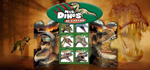 Dinosaurios Coleccin Mis Dinos De Cartn 6 Librosdid