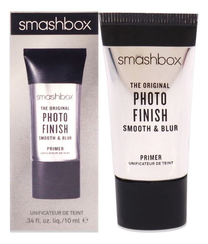 Primer Para Rosto Gel Smashbox Photo Finish Smooth And Blur Para Pele  Normal Tom Primer De 10ml 963g