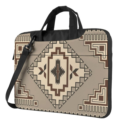 Bolso Caja Ordenador Portatil Geometrico Tradicional Navajo