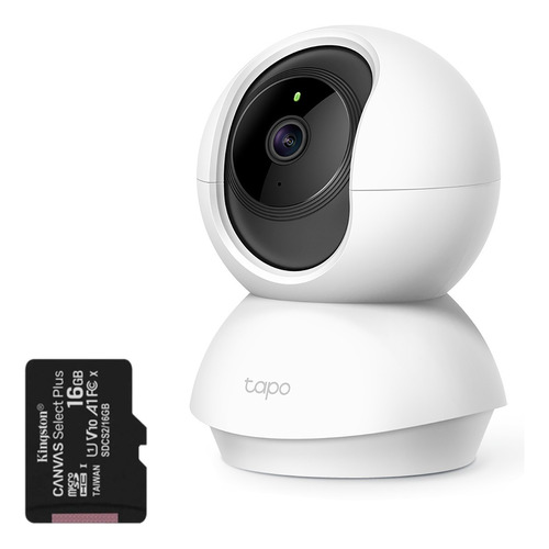 Tapo C200 Cámara De Seguridad Wi-fi 360º + Micro Sd 16 Gb
