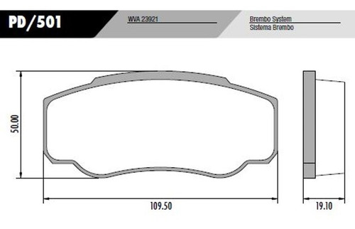 Pastilha De Freio Traseira Ducato Fras-le Pd501