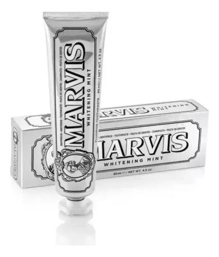 Para Creme Dental Branqueador Marvis Mint 85 Ml