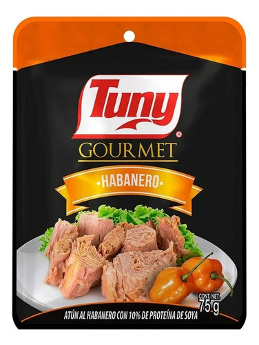 6 Pzas Atún Tuny Gourmet Al Habanero 75 G