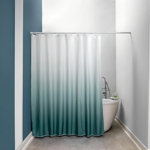 Cortina De Baño Aqua Vianney Color Turquesa