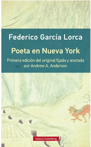 Imagen 1 de 2 de Libro Poeta En Nueva York - Federico García Lorca
