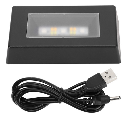 Cable Usb Con Soporte Led Que Cambia De Color Con Base De Pa