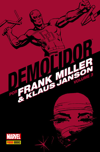 Demolidor por Frank Miller & Klaus Janson Vol. 3, de Miller, Frank. Editora Panini Brasil LTDA, capa dura em português, 2005